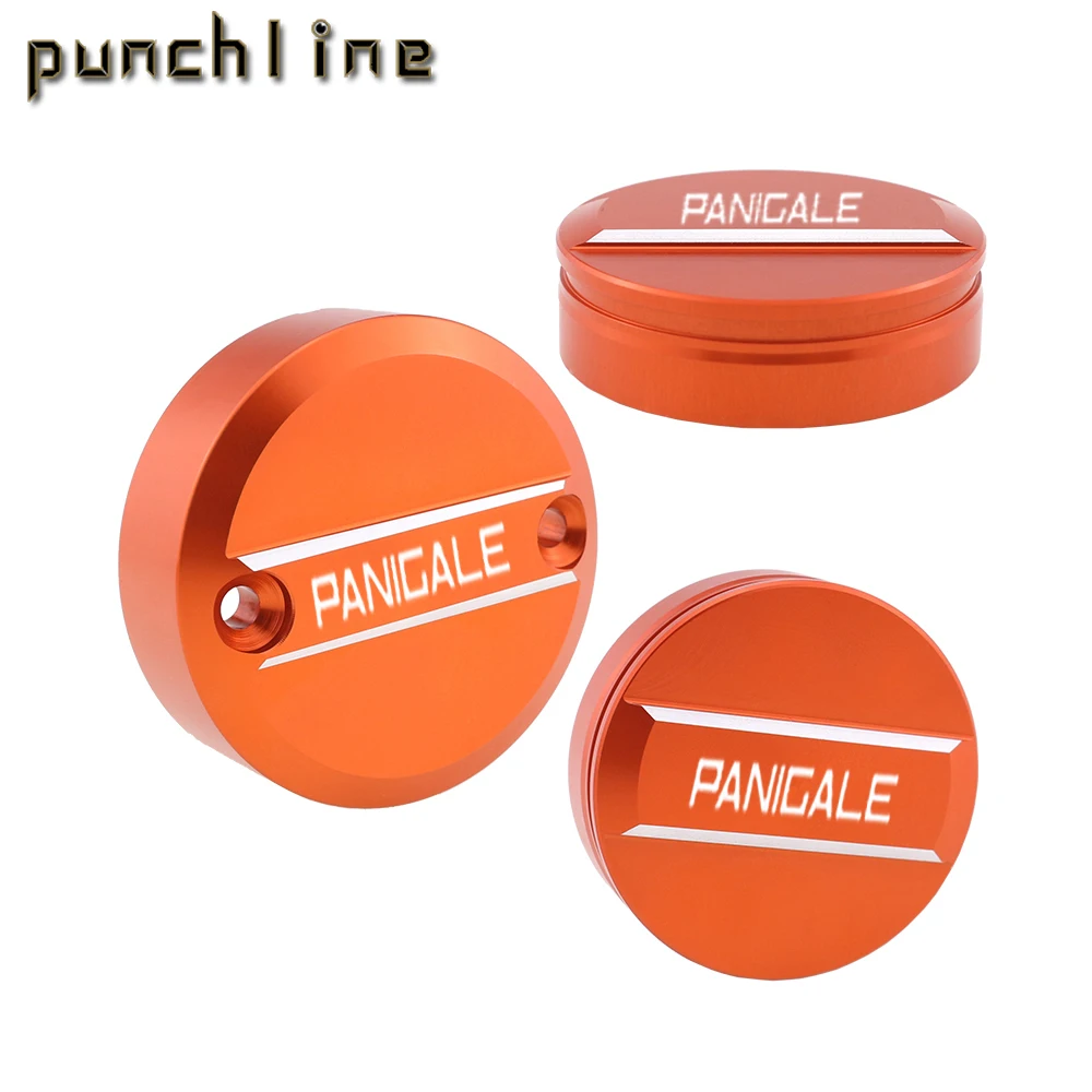 Fit For Panigale V2/V4/S/R 848/EVO 1098/R/S 1198/R/S Front brake clutch rear brake Fluid Reservoir Cap