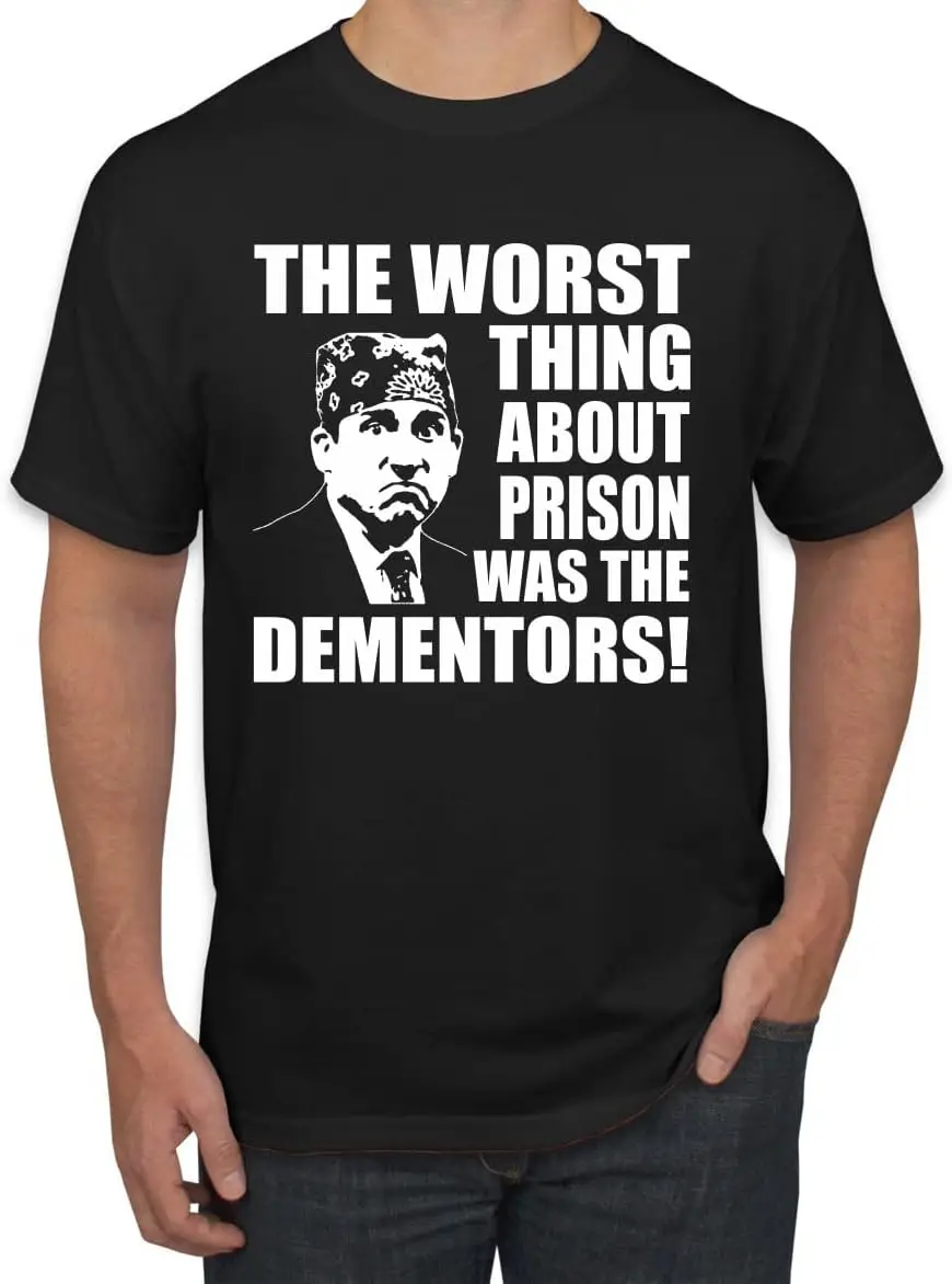 Wild Bobby Prison Mike Dementors Quote Office Men's T-Shirt