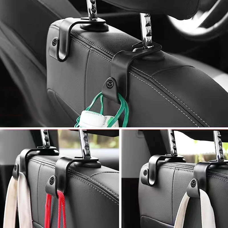 1/2pcs Universal Car Seat Hook Multifunctional Storage Hanger Car Accessories For Mazda 3 6 Atenza Axela Demio CX3 CX5 MP MS RX8