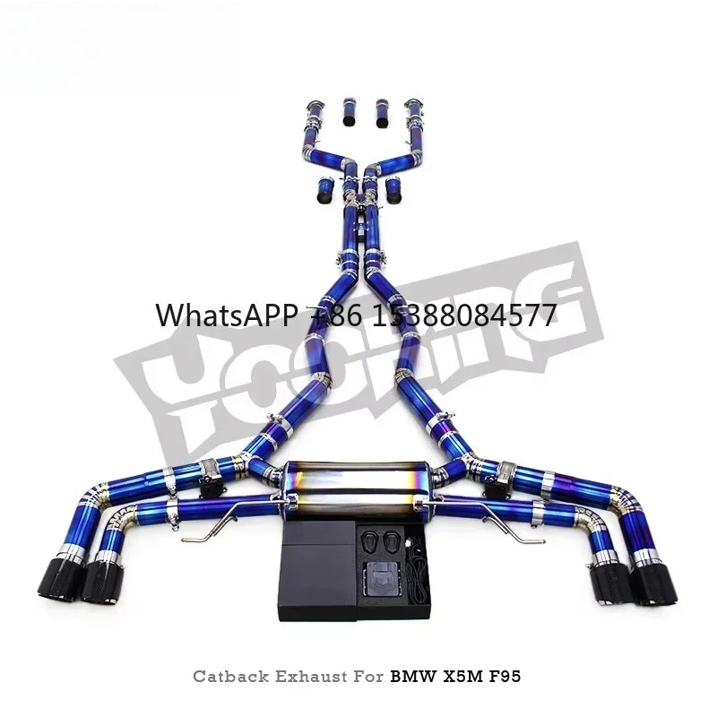 

OBM Wholesale Performance Titanium Catback for X5M/X6M F95/F96 4.4TT 2020-2024 Escape Valve Muffler Exhaust Pipes With OPF