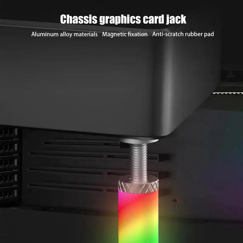 GChancelor-Support de carte de fouille réglable, support robuste, recommandé, élimine l'affaissement, la lumière argb