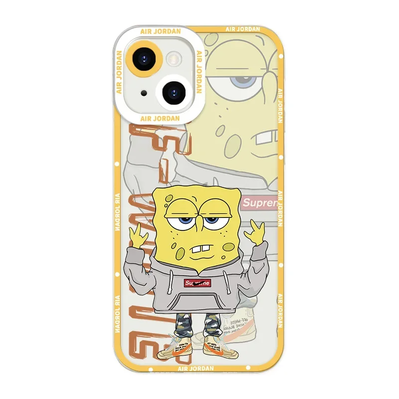 Etui typu SpongeBob- Clear Patricks Star do Xiaomi Redmi Note 12 Turbo 12S 11 Pro Plus 11S 10S 9S 10 9 8 7 6 10C K60 Pro K60E