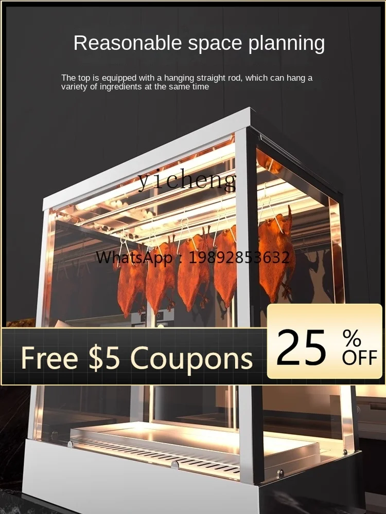 H24 Roast Duck Insulation Display Cabinet Desktop Constant Temperature Heating Cabinet Roasted Crispy Pork Insulation