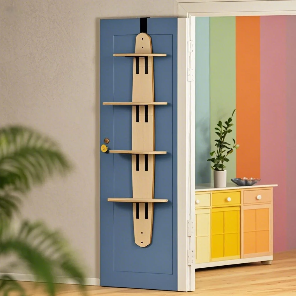 

Cat climbing frame Door hanging cat climbing frame Hanging door climbing frame wooden multi-layer tree