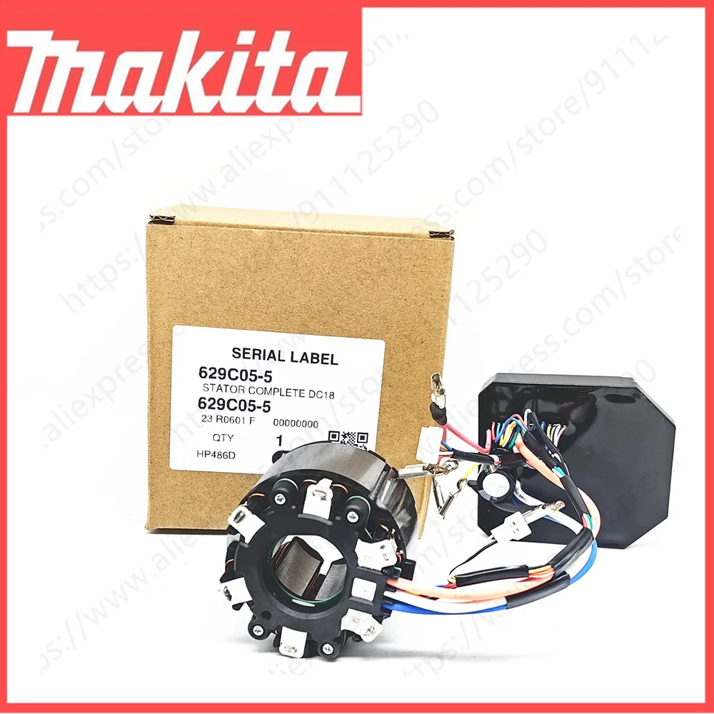 

Stator controller assembly for Makita DDF486 DHP486 DDF486Z DDF486RTJ DHP486Z DHP486RTJ 629C05-5 CORDLESS HAMMER DRIVER DRILL