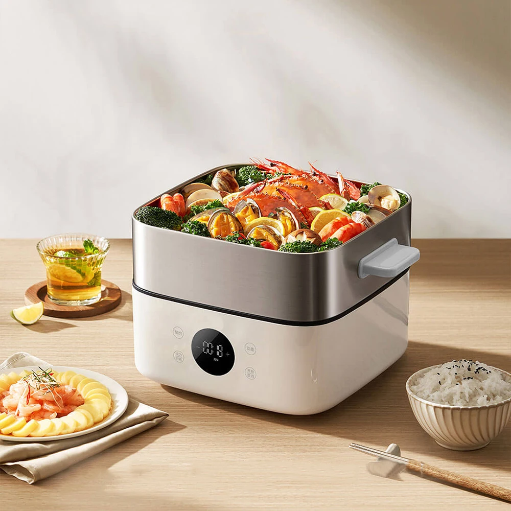 2024 XIAOMI MIJIA Multi-Function Electric Steamers S1 13L Pressure Multicooker Steamer Food Warmer 1500W 304 Stainless Steel