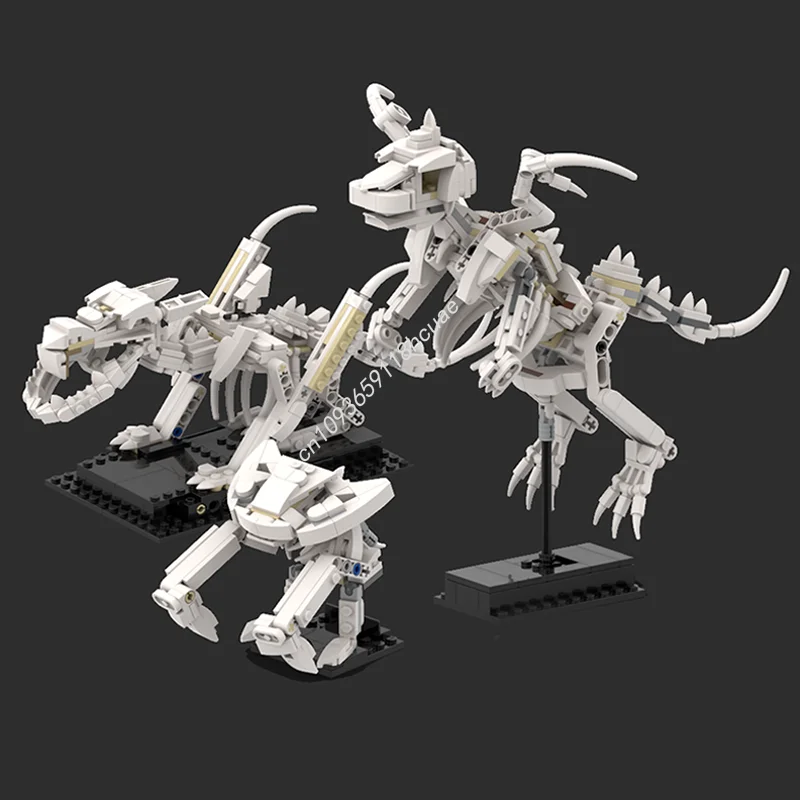 

730pcs MOC Dinosaur Fossils Kabutops Aerodactyl Dragonite nan Model Building blocks DIY craft toys Assemble Christmas gifts