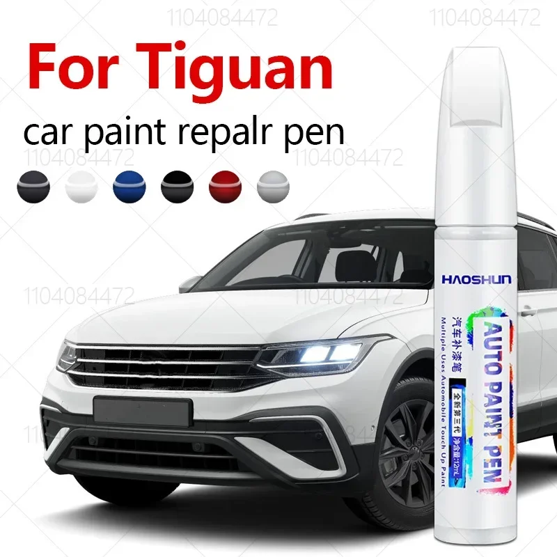 Paint Repair Brush Touch Up Scratch Remover DIY Auto Accessories Black White Gray Blue For Volkswagen Tiguan 2007-2025 5N AD