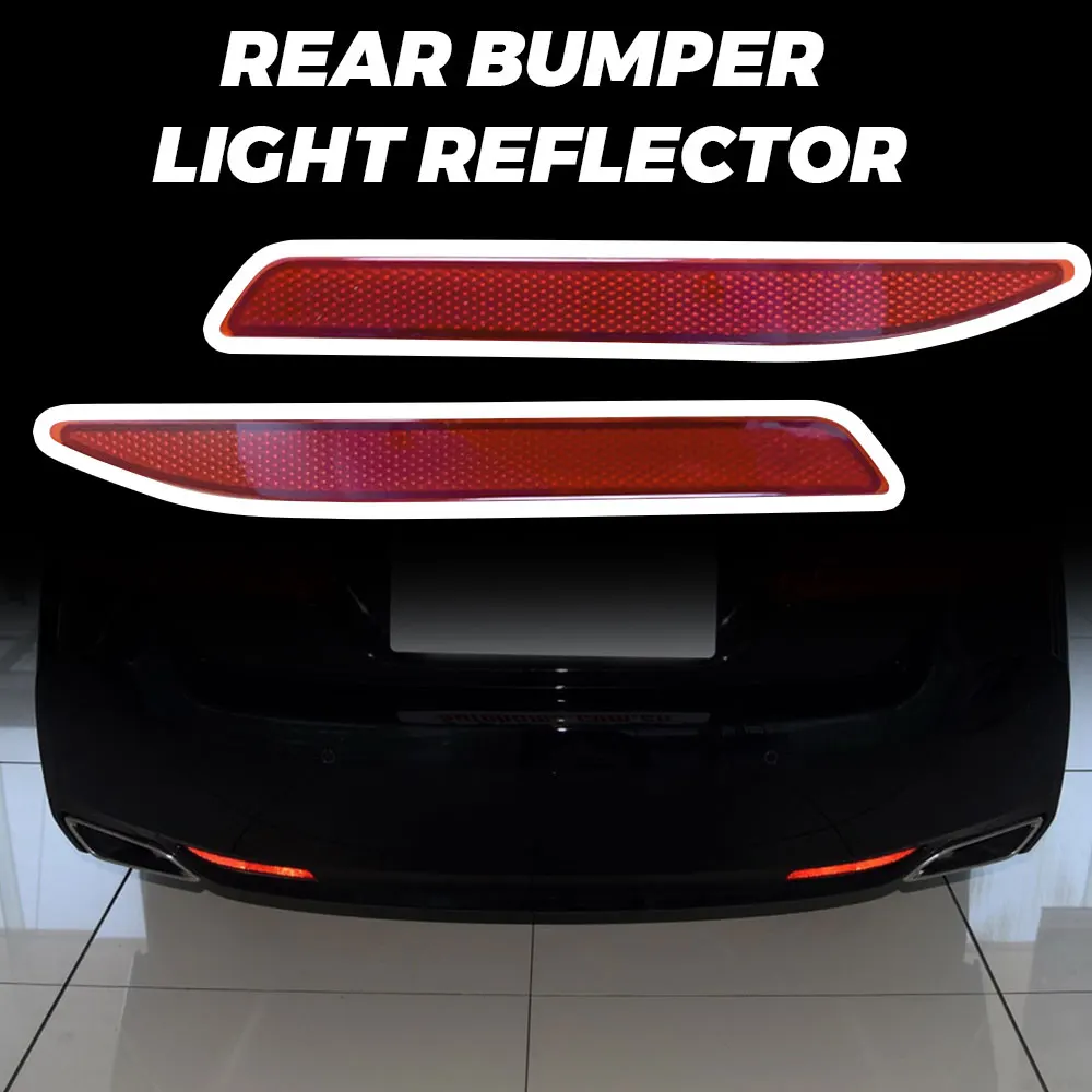 1pair for Honda Accord 2013 2014 2015 Rear Bumper Reflector Light Tail Signal Light Fog Lamp 33505T2AA01 33555T2AA01 Accessories