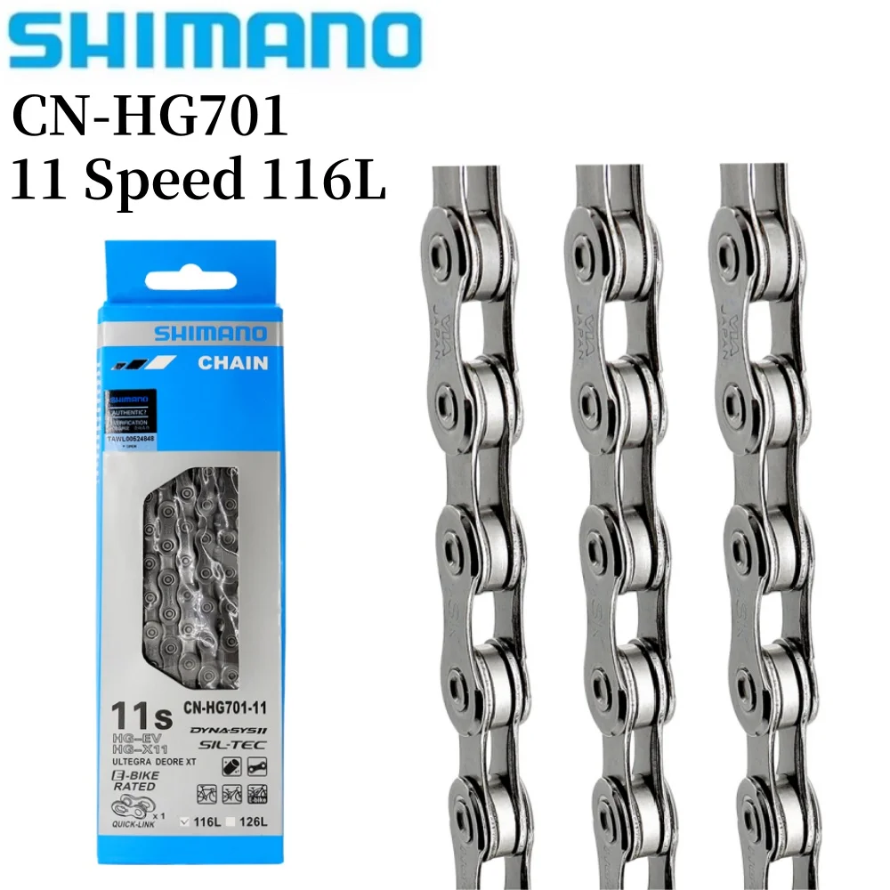 

SHIMANO CN-HG701 Original Bicycle Chain 11 Speed MTB Bike Chain 11S 11V 116L Mountain Bike Chains Bicycle Parts