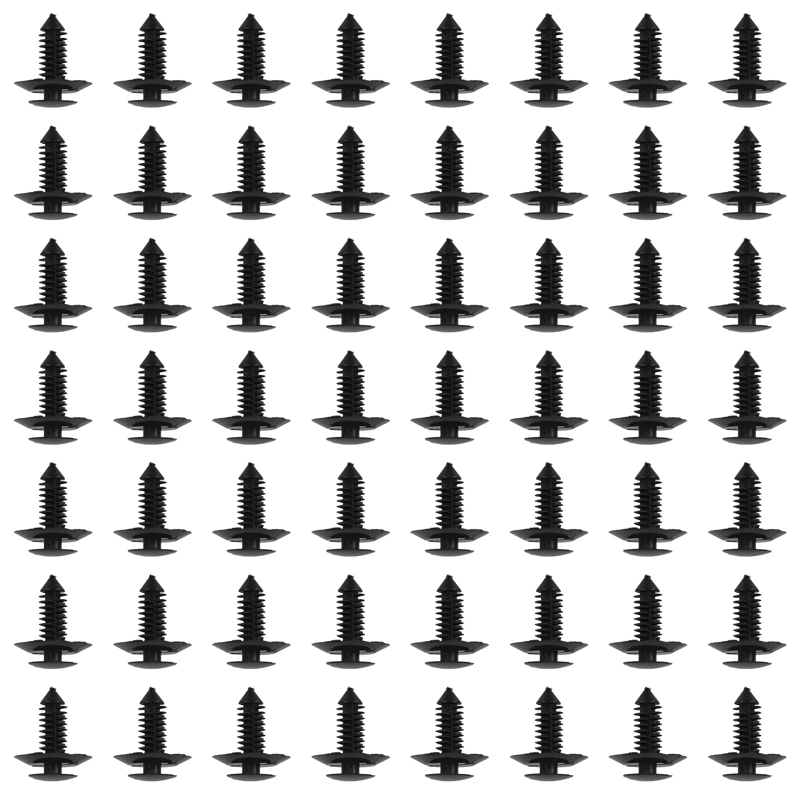 

100pcs Car Door Panel Clips Black Nylon Retainer Pins for Bumper Shield Trim Hinge Automotive Part Fasteners