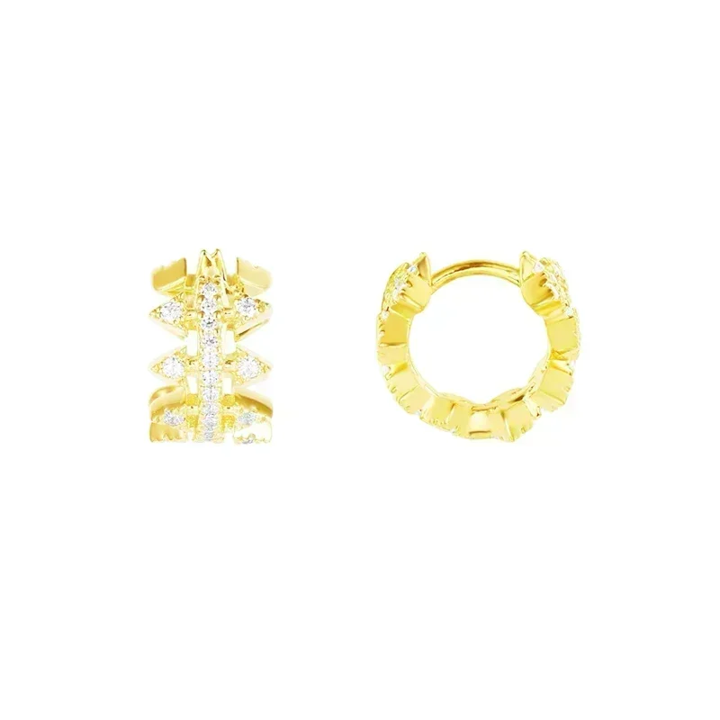 LI KI High Quality 925 Silver Gear Earrings With Stylish And Elegant  Jewelry As A Gift For Friends - view 3
