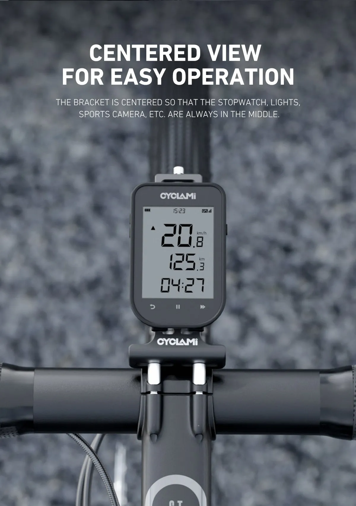 CYCLAMI 360 drehbare Halterung für Go Pro 8–13 Insta360 One X2 X3 X4 DJI Kamerazubehör Fahrradhalterung für IGS Garmin XOSS – Detail 5