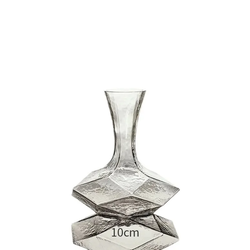 DSA new home decanter red wine cup set crystal goblet wine glass geometric European light luxury 4