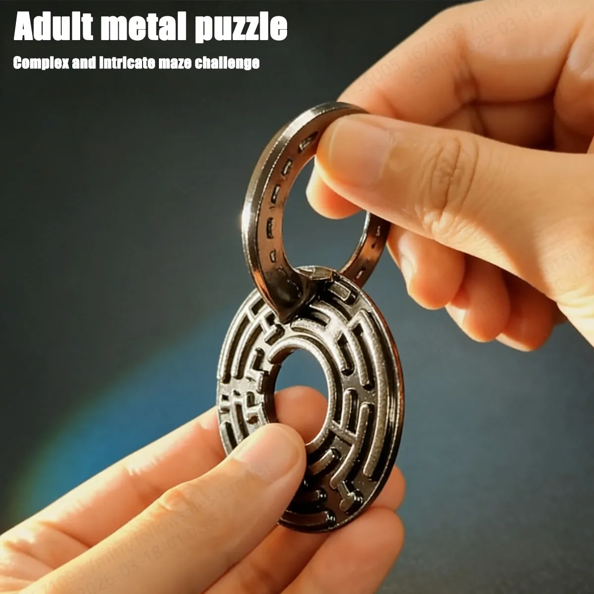 

Metal Puzzle for Adults - Intricate Maze Brain Teaser | Ideal Creative Gift for Birthday, Anniversary, Christmas, Halloween | In