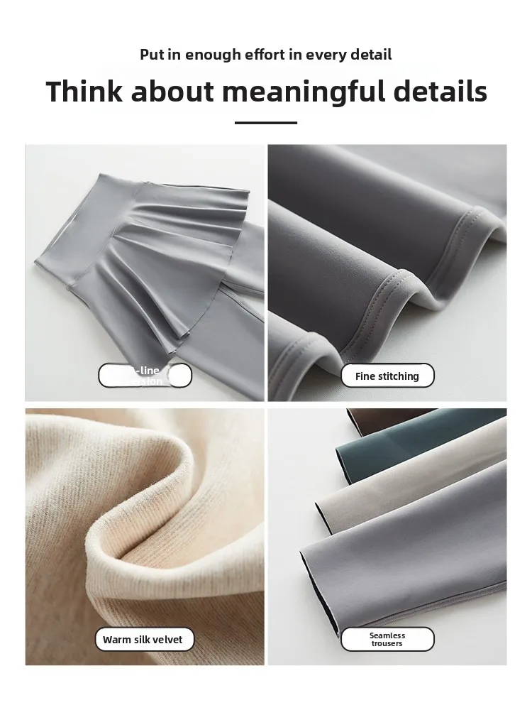 Pantaloni da yoga foderati in modale Fce Leggings lunghi a vita alta da donna Fitn Arca Modello in pelle Capispalla anti-luce Primavera Autunno