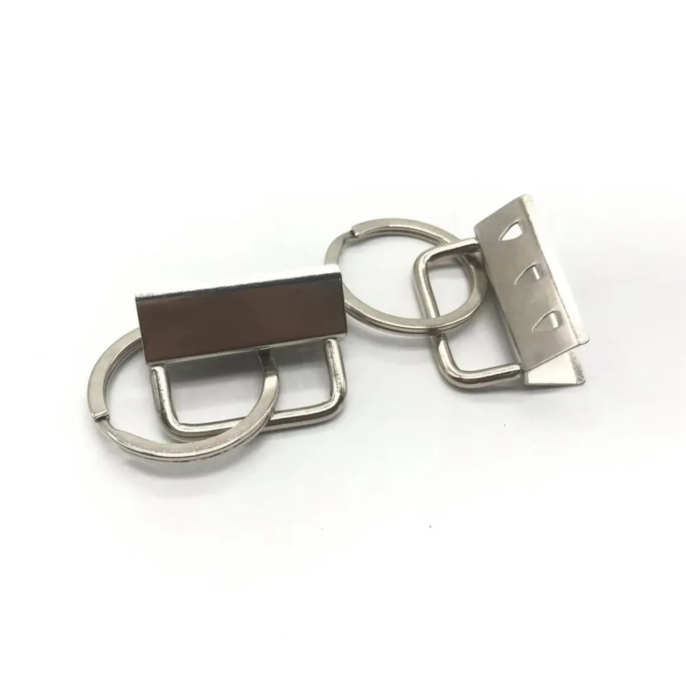 50Pcs 32Mm Premium Metal Key Fob Chain Clips for DIY Craft Wristlets Lanyards Belts Bags Ribbons Webbing Straps Fade Proof Non