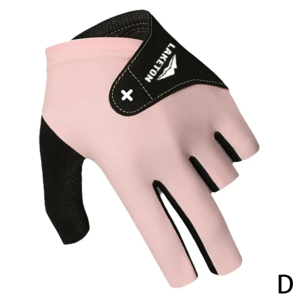 Nueva guante de billar, 1 unidad, guantes para jugadores de billar de tres dedos, guantes antideslizantes, transpirables, protectores izquierdo bordados T1Z8