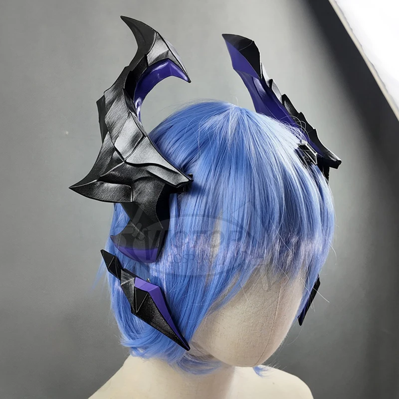Honkai Star Rail Flins Cosplay Gifts Horns Head Clip Headwear Cosplay Props Accessories Hair Clip Halloween Christmas view 2