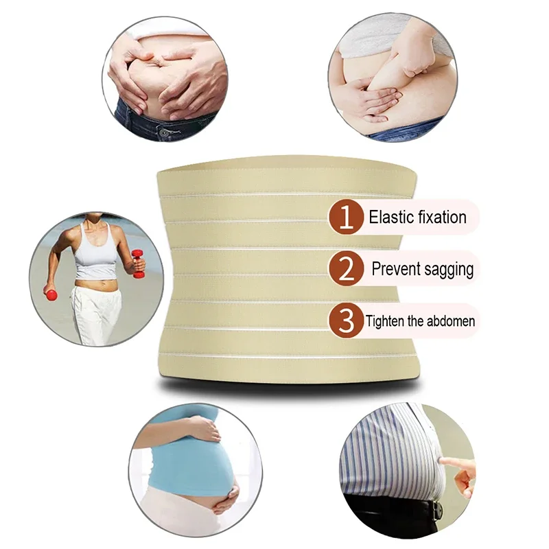 Postpartum Strip Abdominal Band Ostomy Abdominal Belt Brace Waist Support Wear Abdominal Stoma Prevent Parastomal Hernia