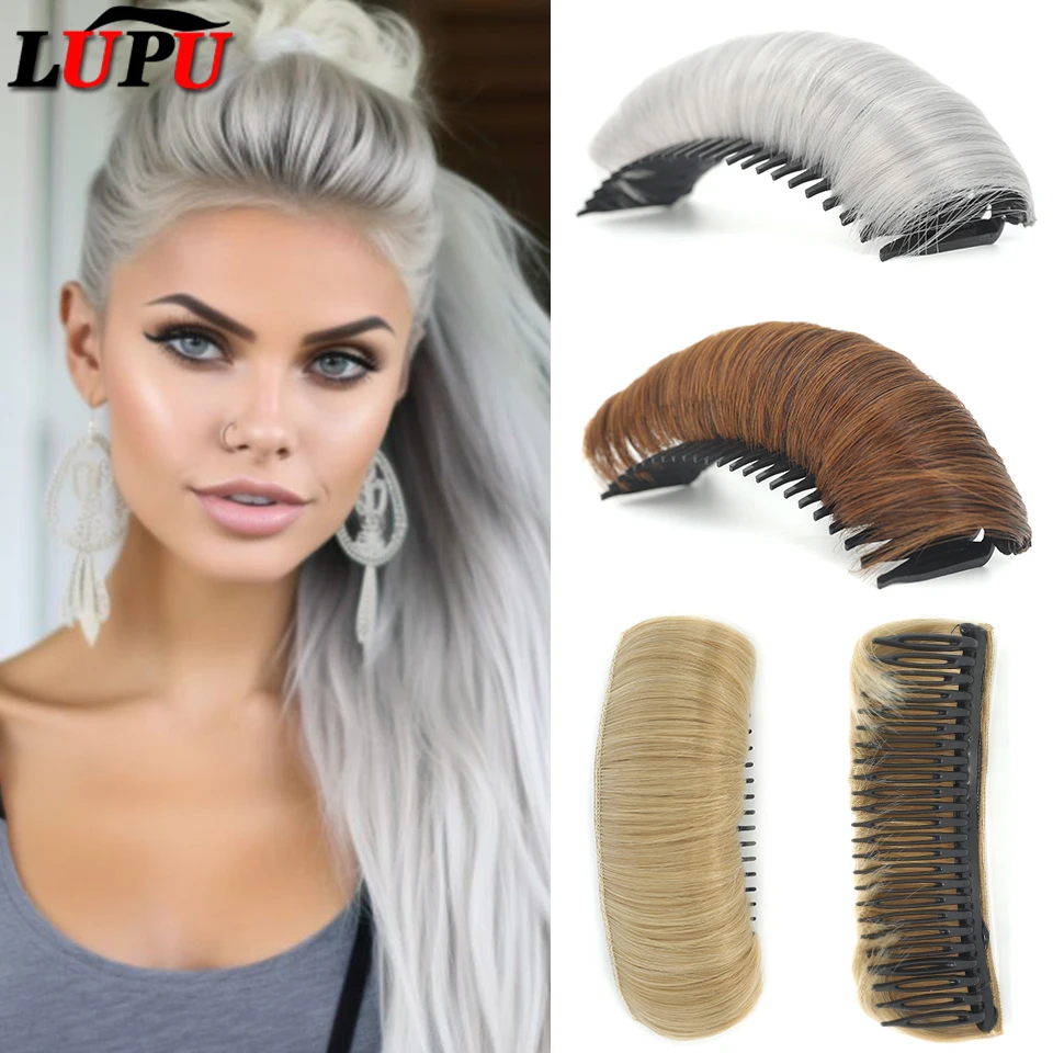 LUPU Fluffy Princess Styling Increased Hair Pad Invisible Fluffy Volume Lift Hair Clip Hair Bun For Women Hair Accessories