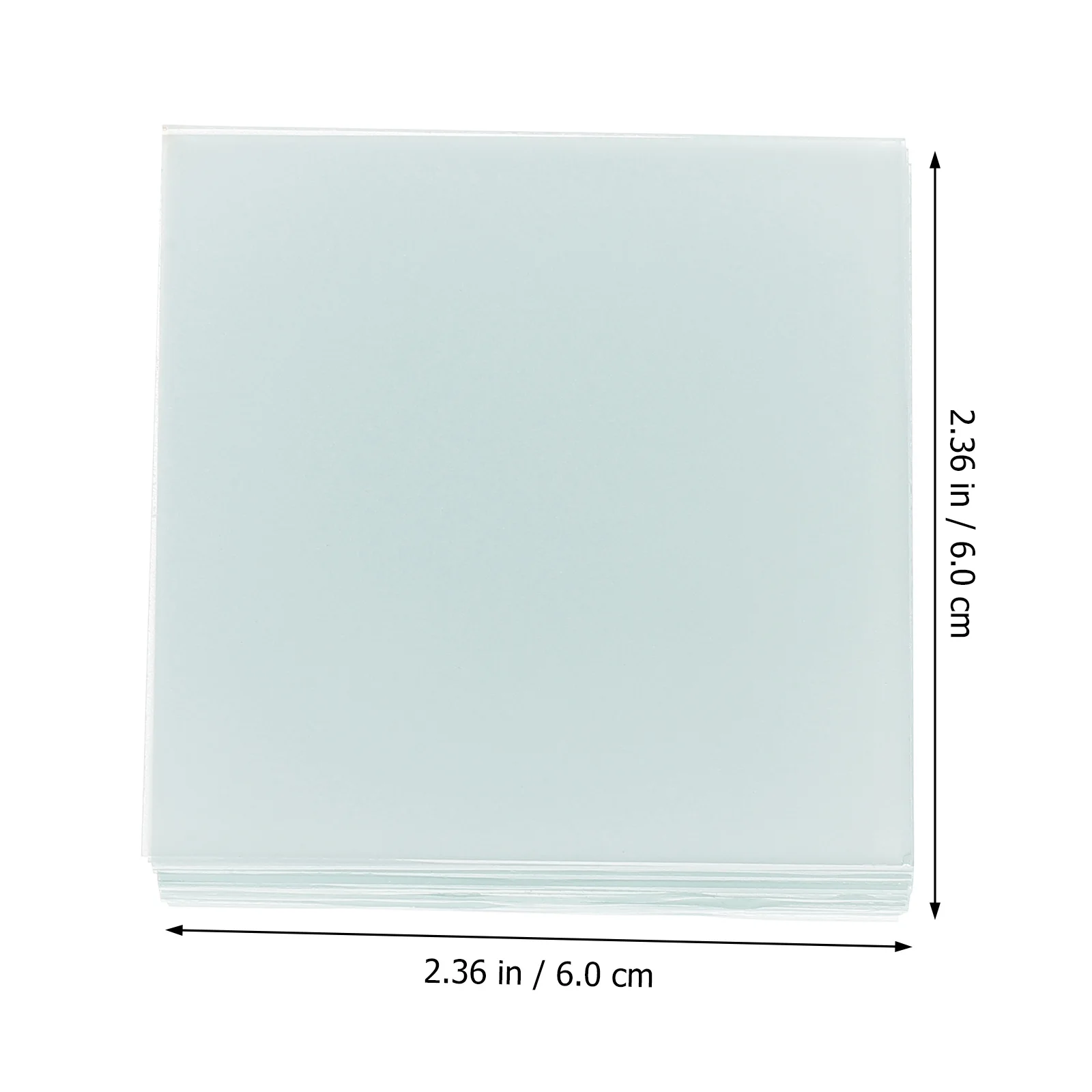 

15Pcs Transparent Frosted Glass Sheet Gas Cylinder Sealing Plates Durable Resistant Laboratory Experimental Supplies