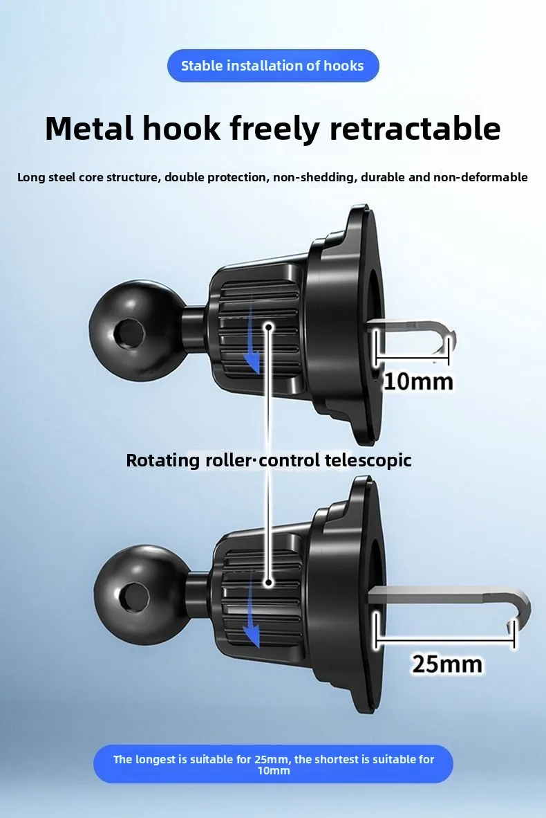 Auto Telefon Halter Auto Air Vent Clip Halterung Mobile Handy Ständer Smartphone GPS Unterstützung Für 5-7 Zoll Mobile geräte Auto zubehör – Detail 14