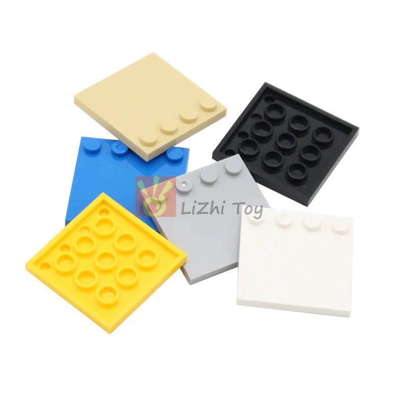 20pcs MOC Tile Modified 4x4 with Studs on Edge DIY Enlighten Building Block Bricks Compatible 6179 Assembles Particles Toys