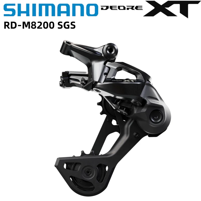 NEU Shimano DEORE XT RD-M8200 SGS Schaltwerk 12s Mechanisch Langkäfig SHADOW ES Keilförmiges MTB-Schaltwerk – Detail 1