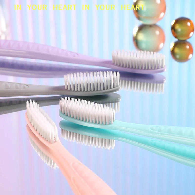 【X】1PC Super Long Toothbrush Soft Fur Large Brush Head Adult Toothbrush Manual Toothbrush Firm Toothbrush