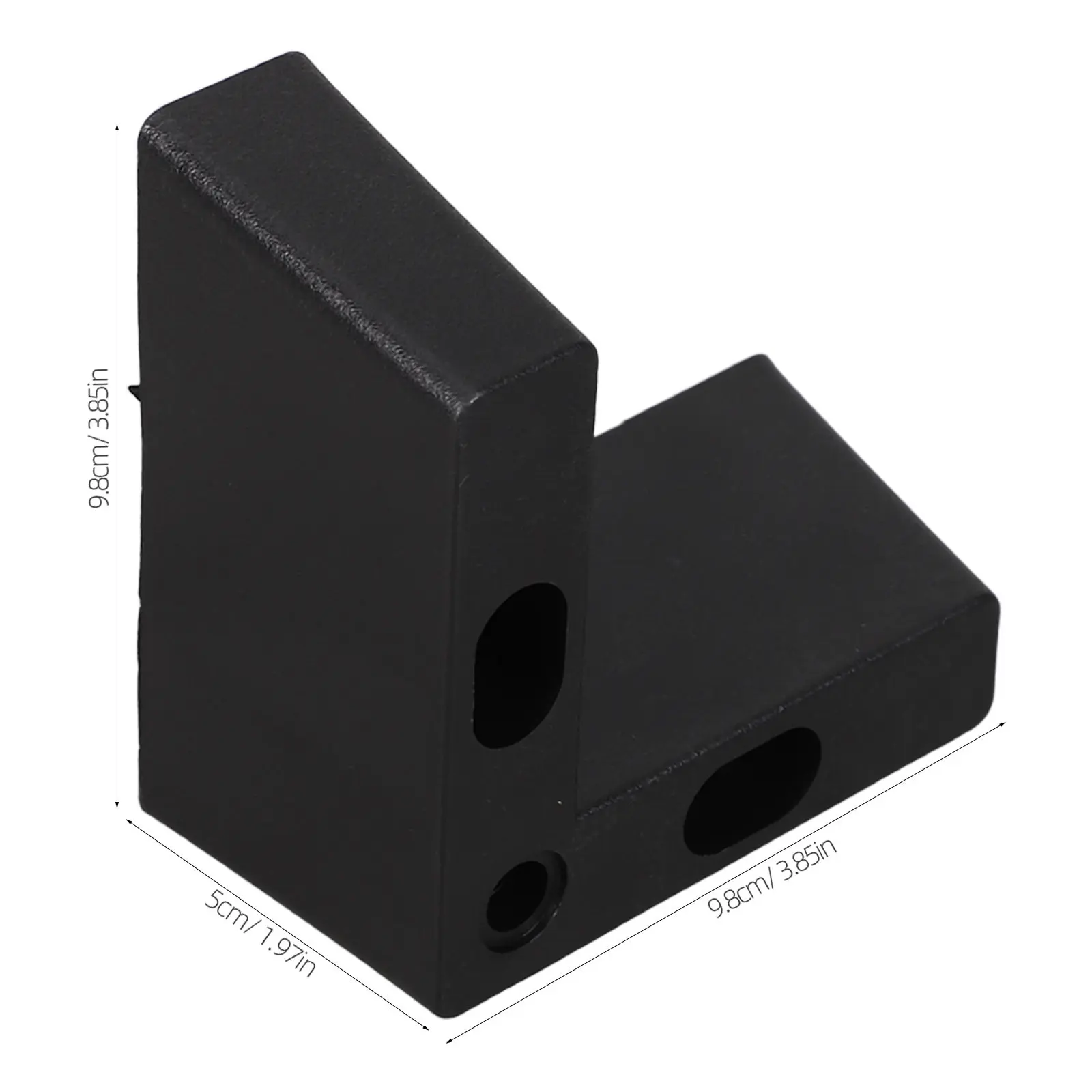 4Pcs L Shaped Furniture Sofa Legs Plastic Replacement Feet Screw in Risers Leveling Feet for Couch Bed Cabinet Table Support