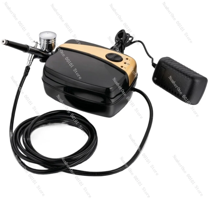 Deep skin care water oxygen meter, airbrush beauty makeup tool, mini air pump airbrush, three-speed speed regulation