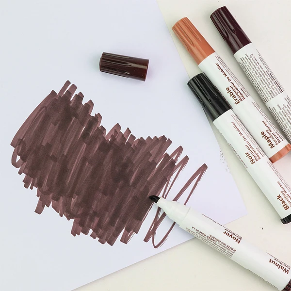 Reparaturstift für Holzmöbel, Ausbesserungsmarker und Füllstäbe, Kit zur Wiederherstellung von Holzkratzern, Flickstift, Reparatur von Holzverbundwerkstoffen – Detail 8