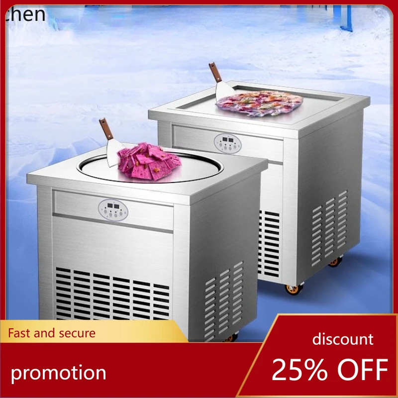 

HXL Thick-cut Fried Yogurt Machine Commercial Fried Ice Machine Fully Automatic Yogurt Block