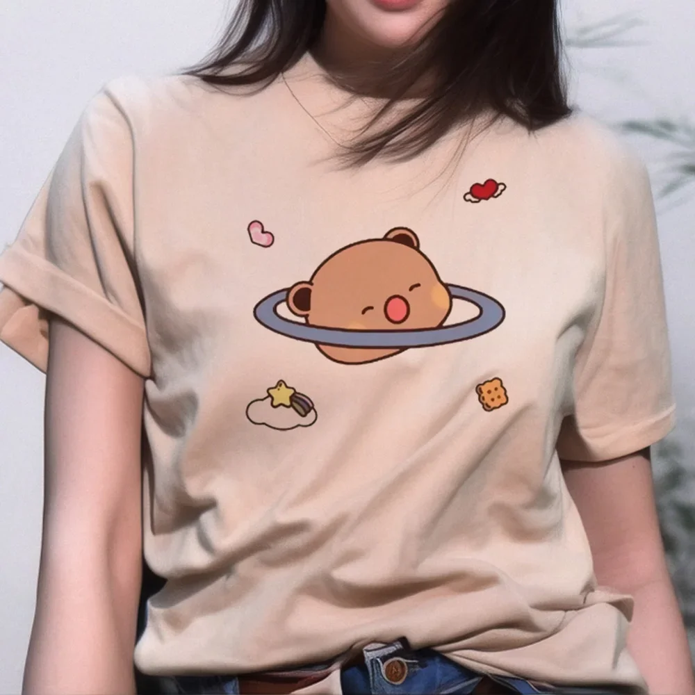 Bubu And Dudu Fashion 2024 Casual T-shirt Female Designer Top Female Street Clothing