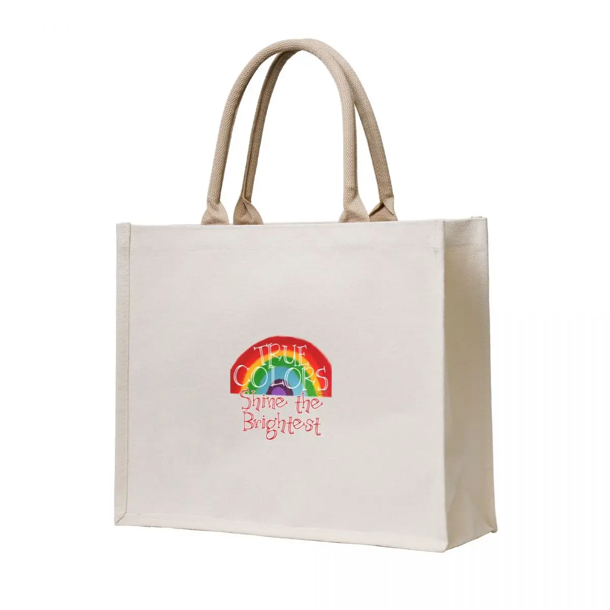 

True Colors ShineThe Brightest! Tote Bag female bag Handbags shopping bags foldable