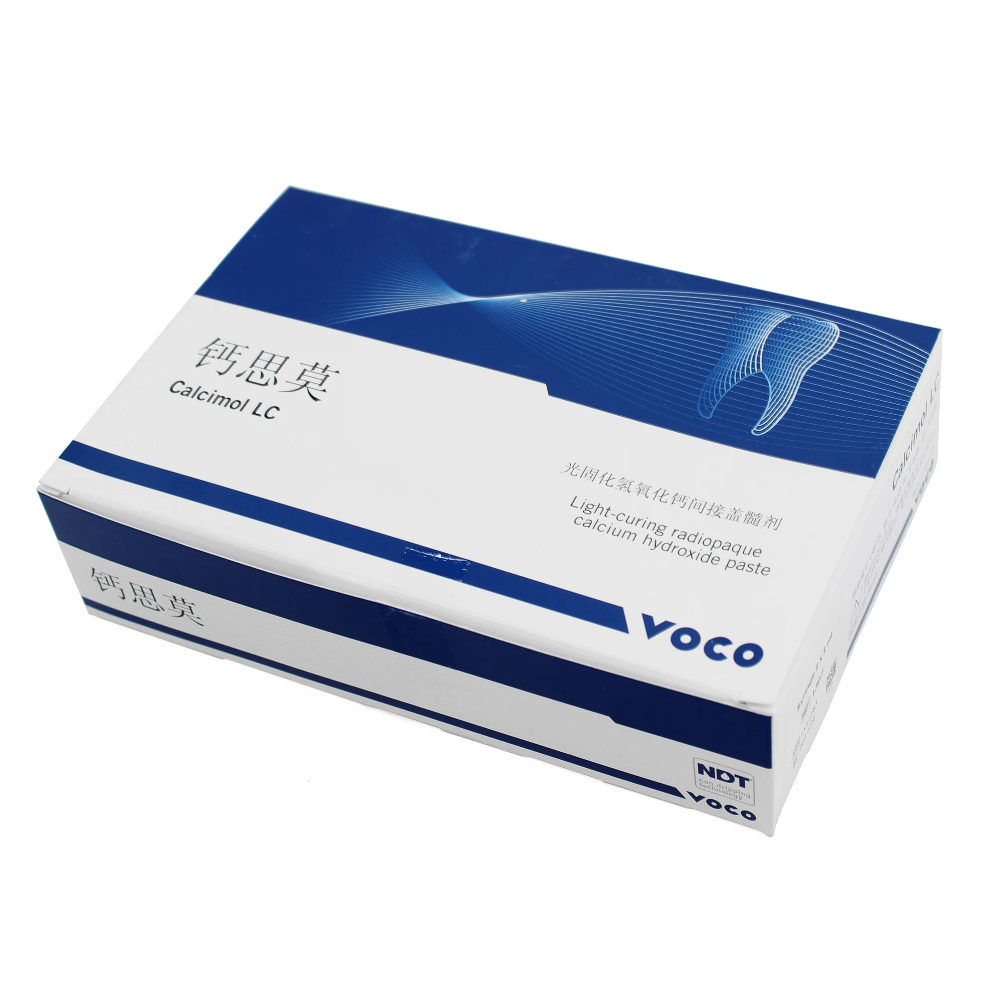 VOCO Agente de Obturación Indirecta de Pulpa con Hidróxido de Calcio Fotopolimerizable 2.5g×2 Unidades, para Revestimiento de Cavidades Bajo Materiales de Obturación