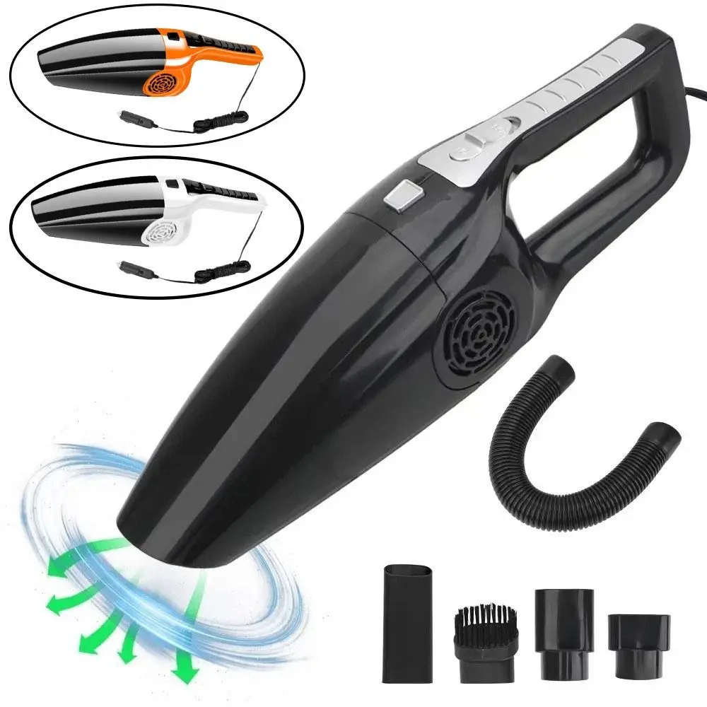 High Power Car Vacuum Cleaner Dry Wet Dual Use 12V 120W Handheld Vacuum Cleaner Small Size Strong Suction Car Accessories