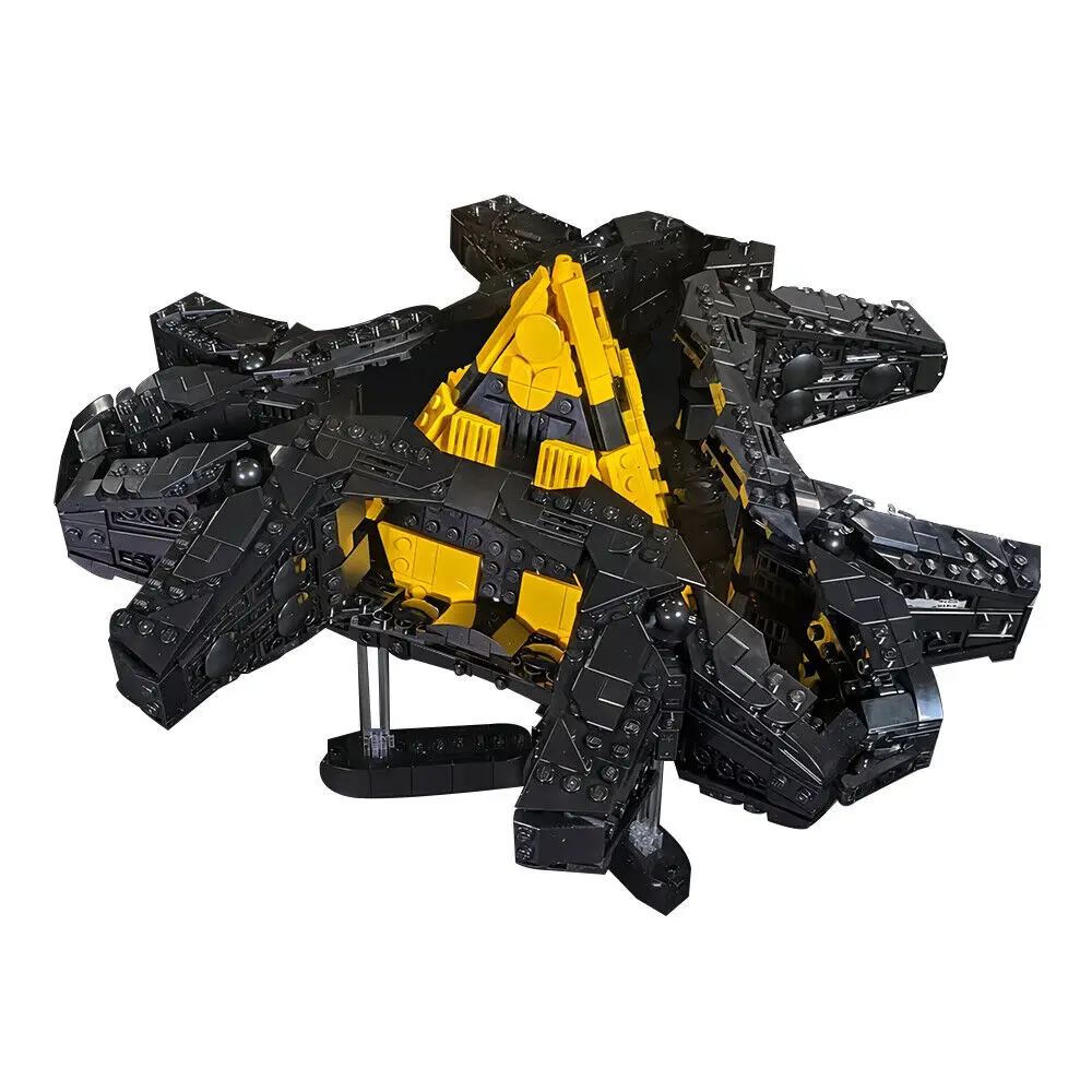 

Ha'tak Spaceship Model 2126 Pieces from Sci-fi Adventure TV Series MOC Build