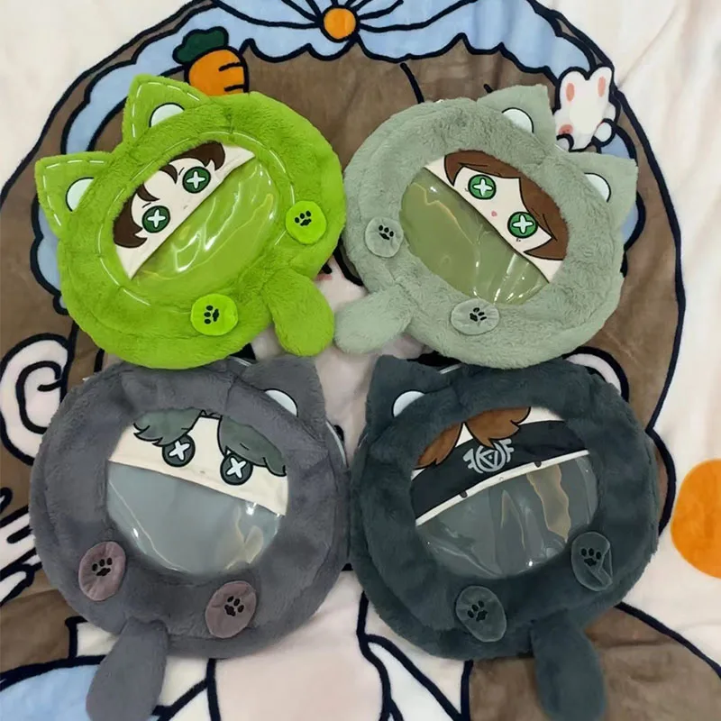 Tożsamość Anime Ⅴ ogrodnik widząca balsamujący najemnik Cosplay urocze kocie uszy torebka na ramię przezroczysty plecak