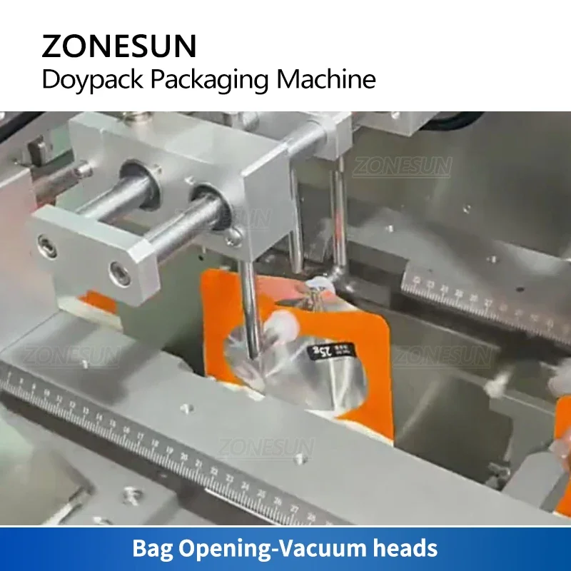 Zonesun máquina automática de embalagem doypack, saco plástico, pasta, detergente, molho pronto para beber bebidas, linha de produção ZS-HZL1