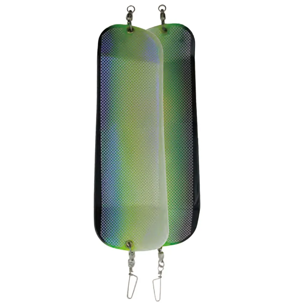 Pesca alla traina Immersione Flash Board Pesca al salmone Lampeggiatore riflettente per accessori per la pesca al salmone alla traina