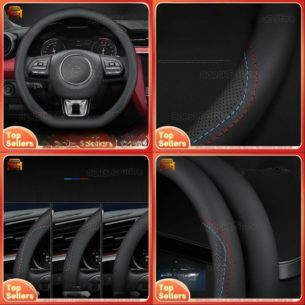 

2026 Suitable for MG6 MG HS MG5 ZS RX3 SW3 Car Steering Wheel Cover Winter Warm Non Slip Universal Fit Soft Knit Steering Wheel
