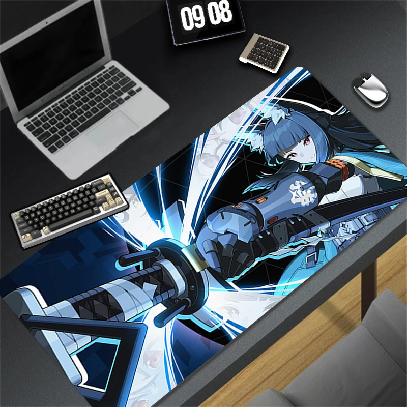 

Portable Mouse Pad Office PC Gaming Non-slip Desk Mat Zenless Zone Zero Hoshimi Miyabi Computer Keyboard Pad Desk Mats Mousepad