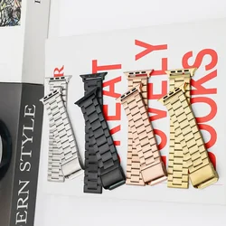 Stainless Steel Strap for Apple Watch Ultra 2 Band 49mm 45mm 44mm 38 46mm 41mm 40mm Wrist Bracelet for iWatch 10 9 8 7 6 5 SE 4