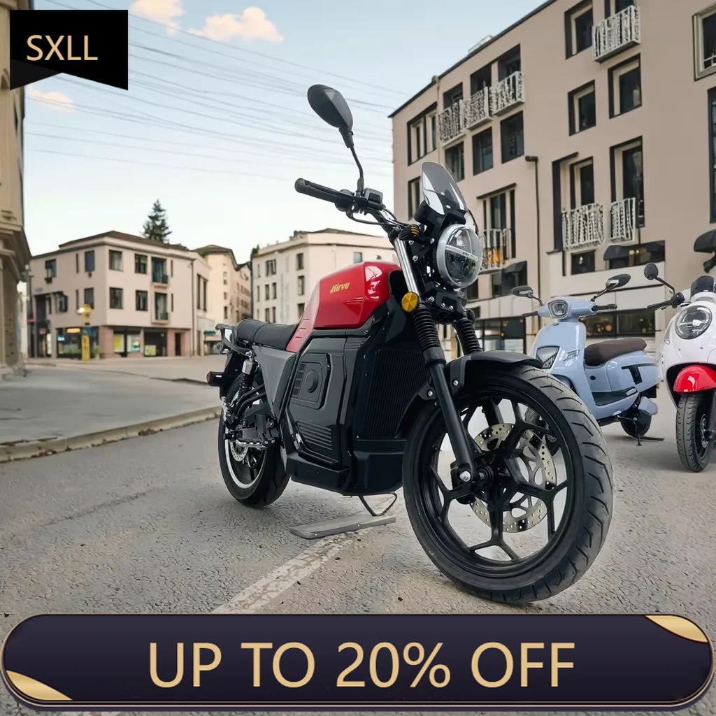 

SXLL Motofino Retro 3000W 72V 50AH Lithium Electric Motorbike High-Speed 80km/h Vintage Scooter for Adults Streetbikes Brushless