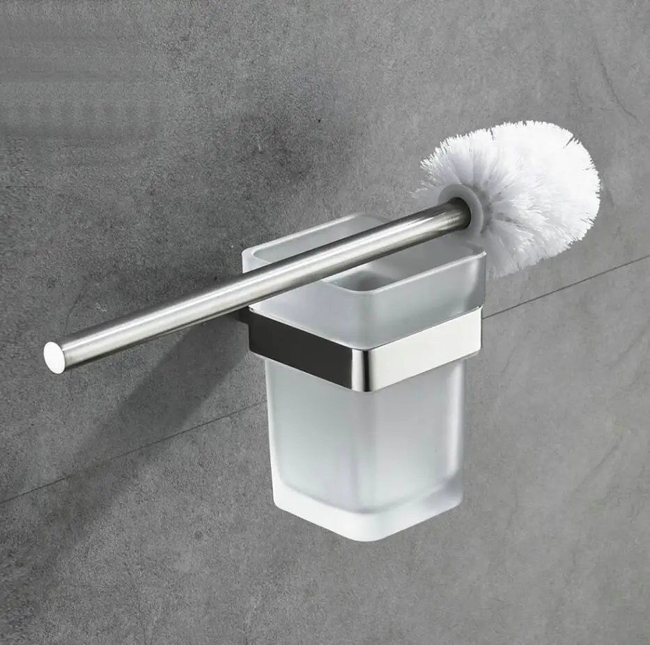 

304 stainless steel toilet brush, bathroom toilet brush holder, toilet brush, stainless steel toilet brush stand set