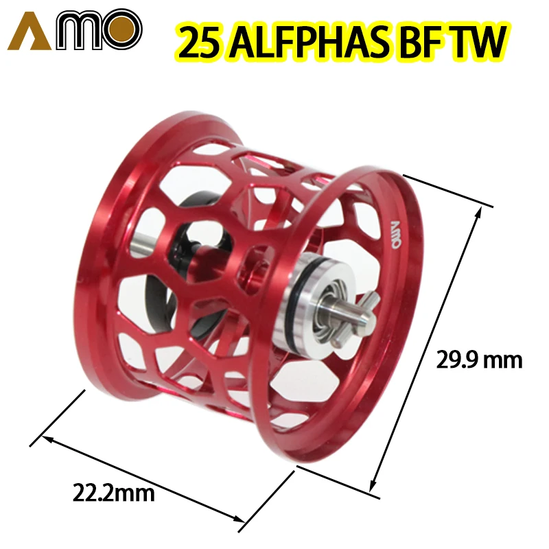 25アルファスbf tw用 Amoシャロースプール AMO DIY 2025 ALFPHAS BF TW ドロプレットホイール 軽量マイクロ