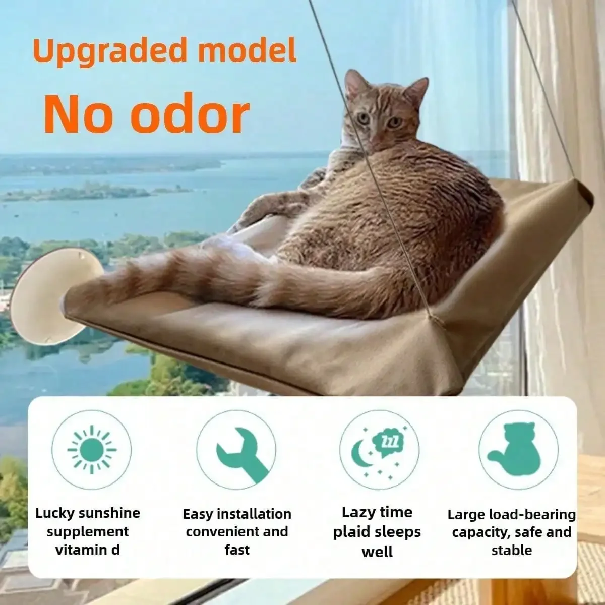 Thumbnail 2 - #17 Latest Window Mounted Cat Hammocks Offers