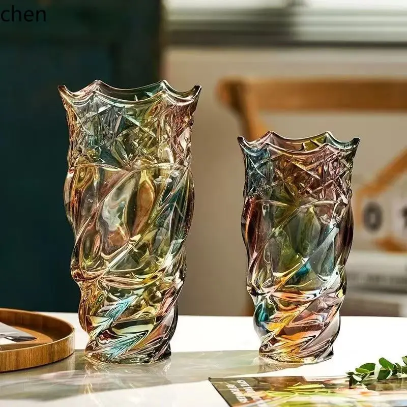 

DAS glass vase - high-end decorative ornament for living room, dining room, and floral arrangements
